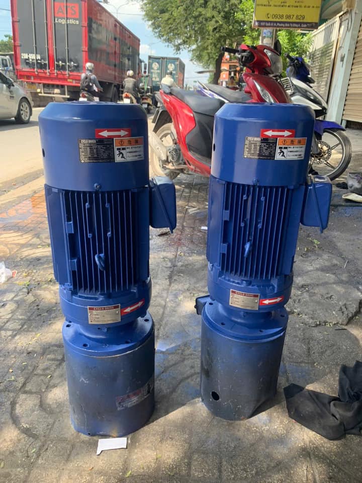 Motor giảm rốc 2.2kw 3hp 1/50